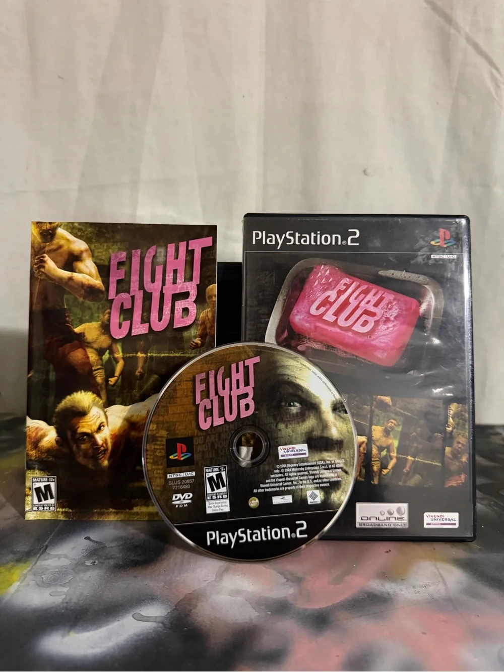 Sony PlayStation 2 Fight Club Game working and tested